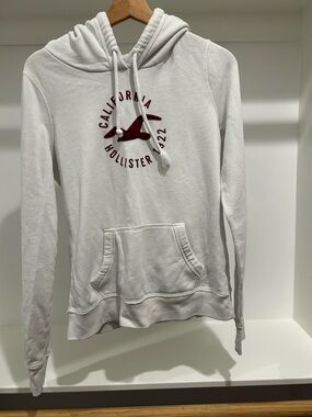 White Hollister Hoodie